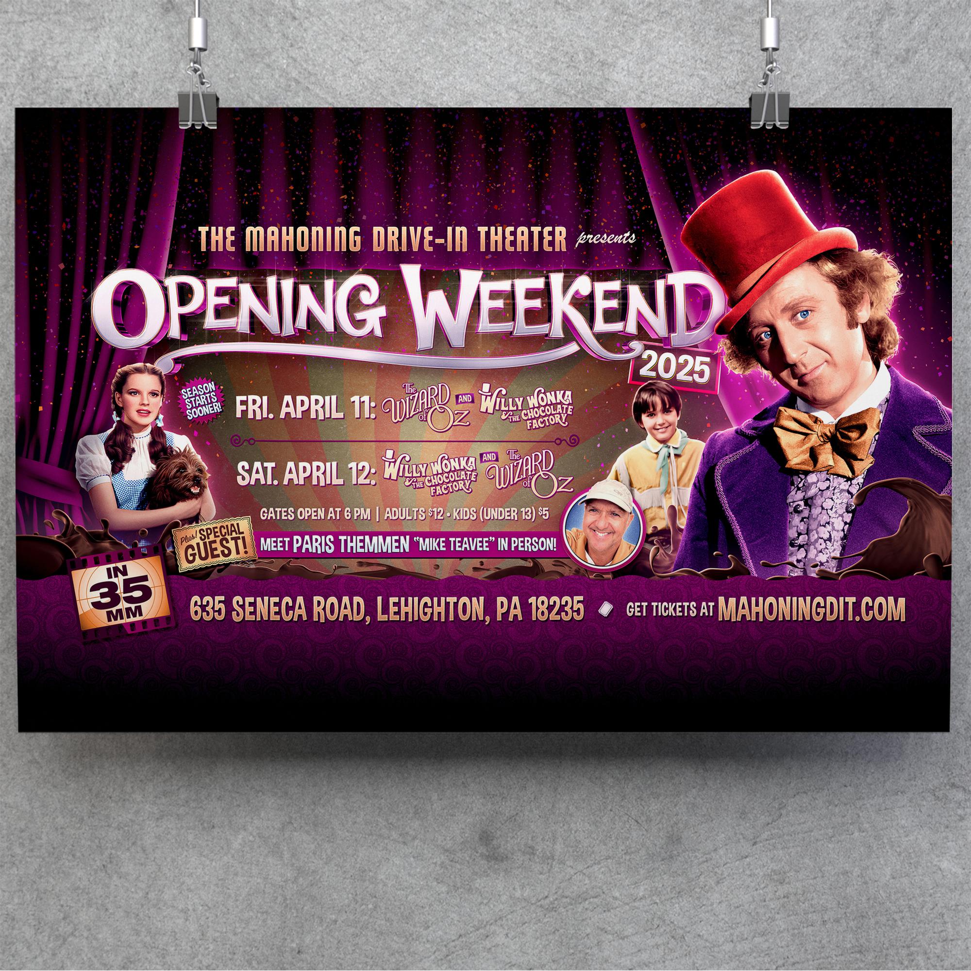 Opening Weekend - 2025 Event Poster | CrackerJackPosters.com