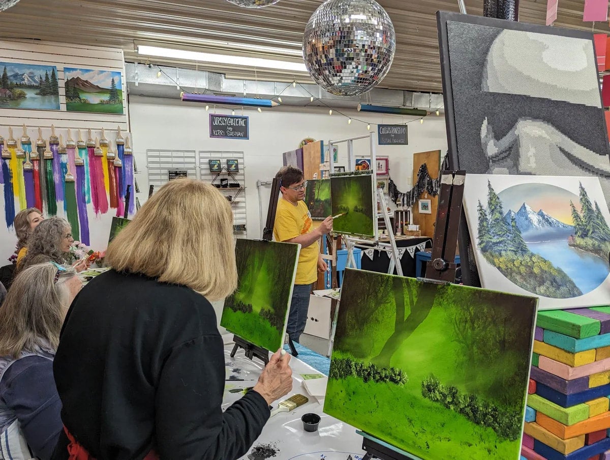 Paint Like Bob Ross, Phillipsburg, PA Certified Bob Ross Painting